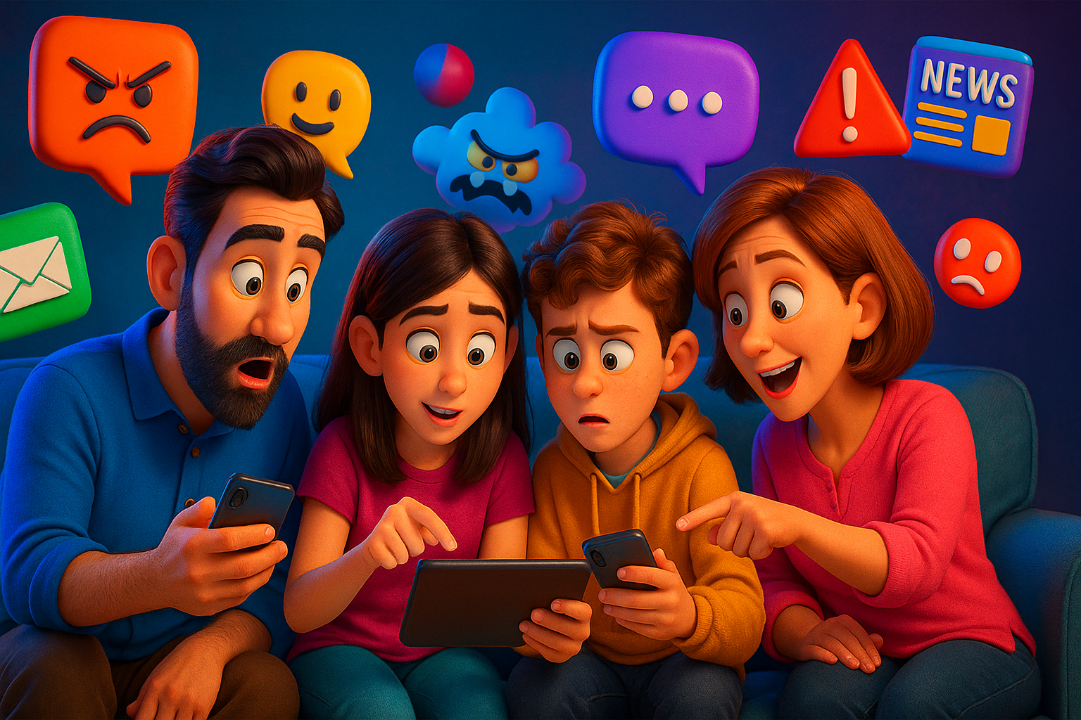 Familias contra la desinformación en la era digital